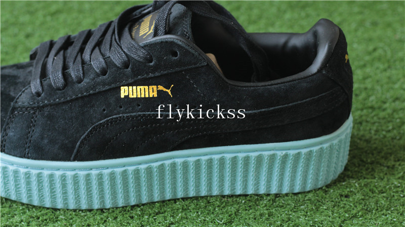 Puma Fenty Rihanna Creeper Low Black Light Blue Gum